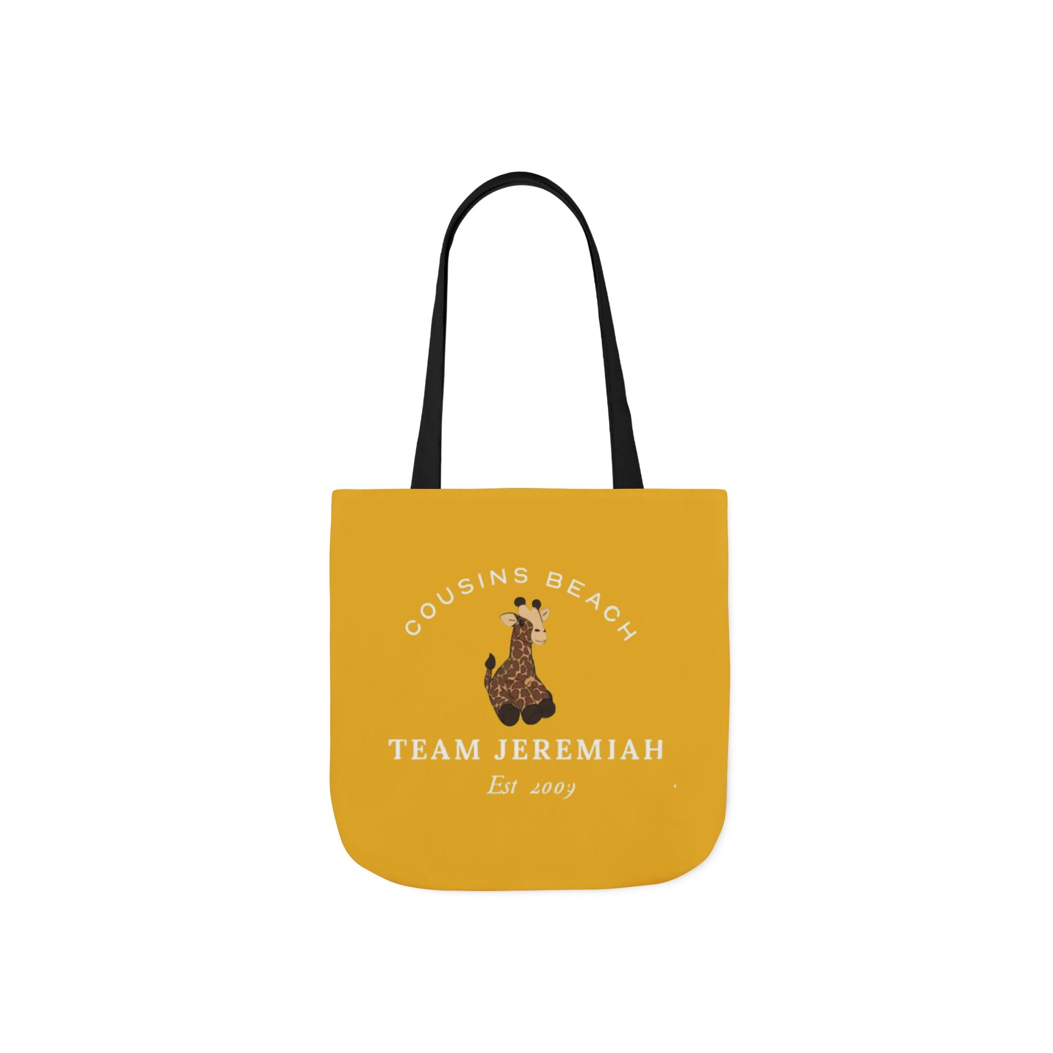 Personalized Canvas Tote Bag with Colorful Straps, Beach Bag, Team Spirit Tote, Custom Gift, Summer Accessory, Eco-Friendly Shopper