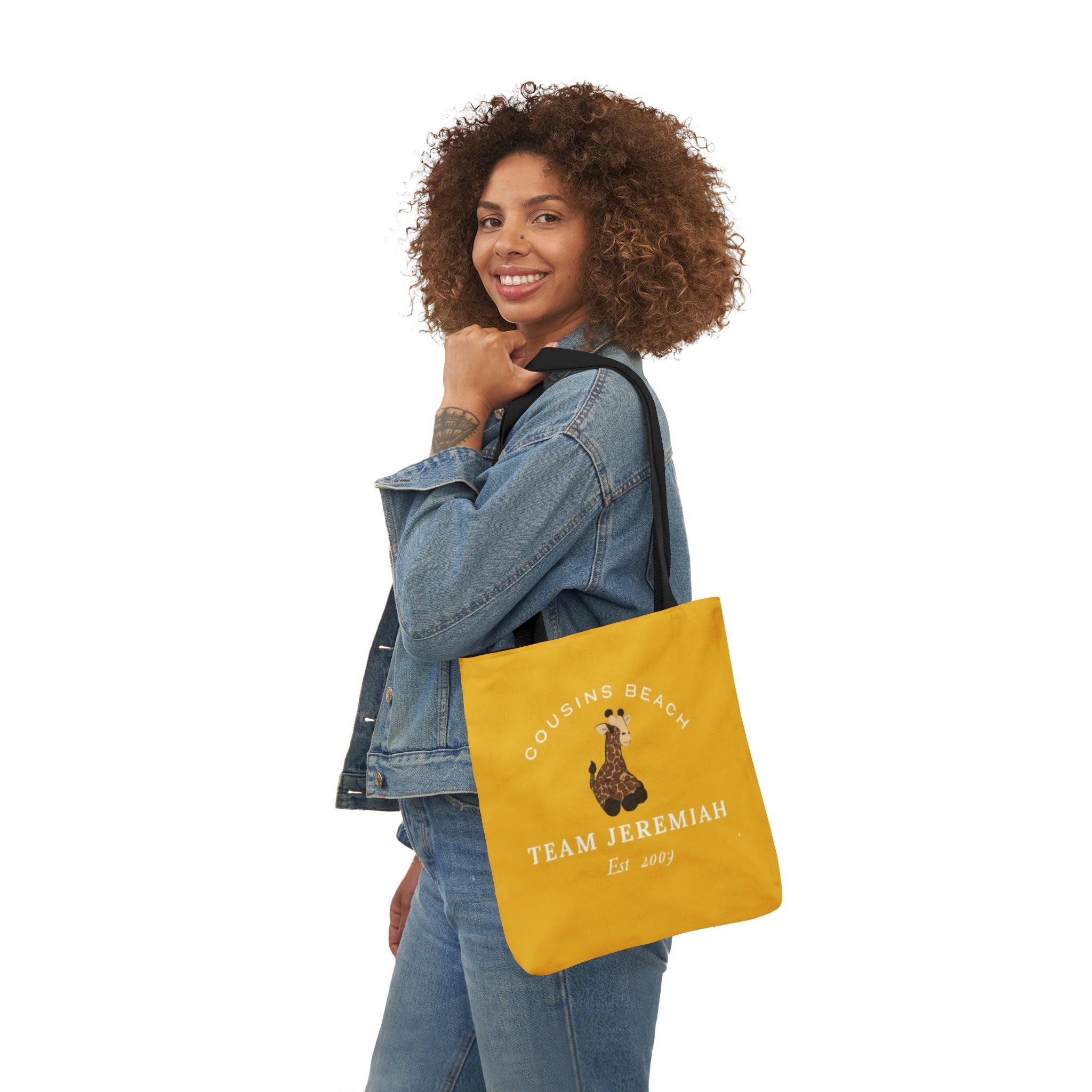Personalized Canvas Tote Bag with Colorful Straps, Beach Bag, Team Spirit Tote, Custom Gift, Summer Accessory, Eco-Friendly Shopper