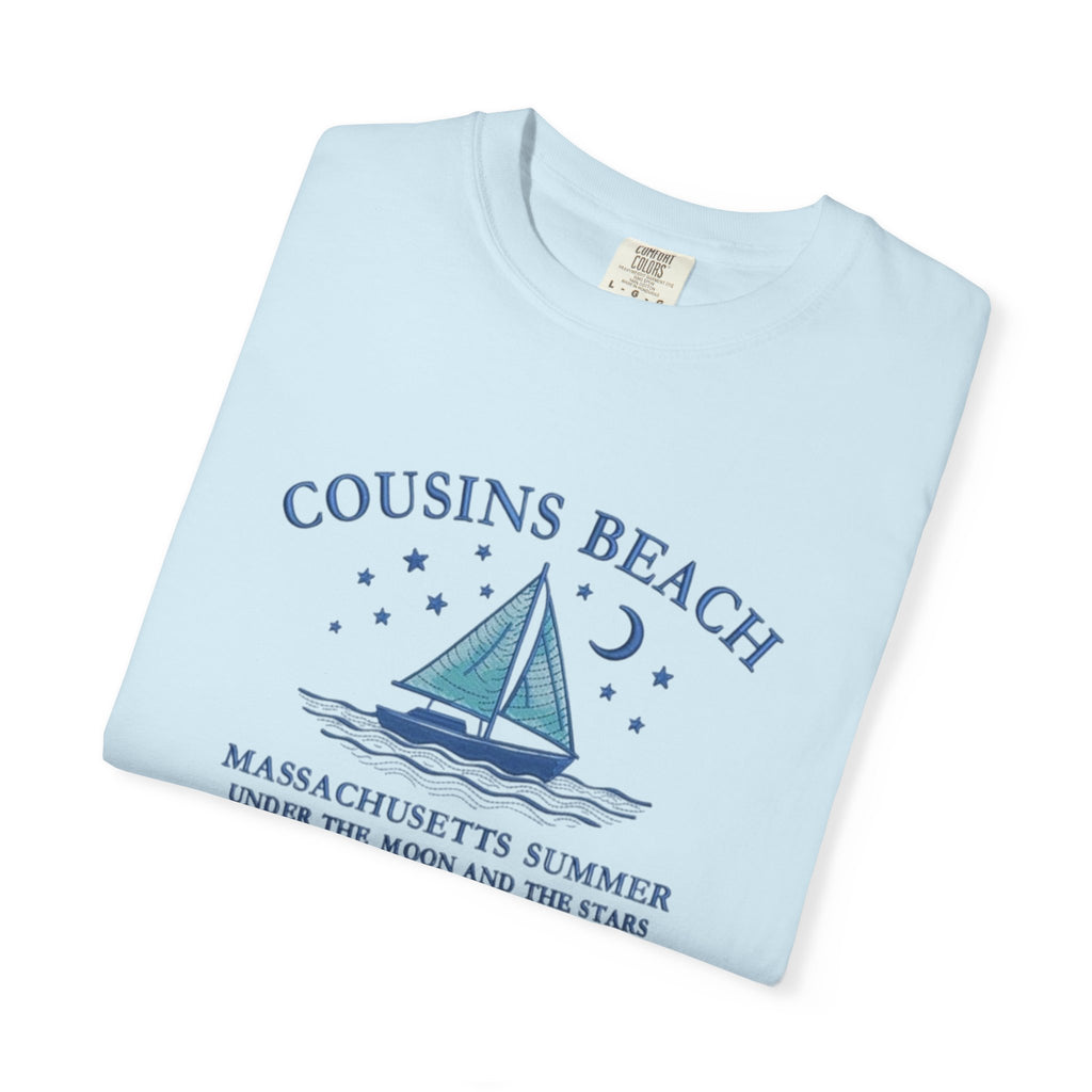 Cousins Beach T-Shirt, Summer Vibes Tee, Unisex Gift, Beach Lover Shirt, Casual Wear for Vacations, Relaxed Fit