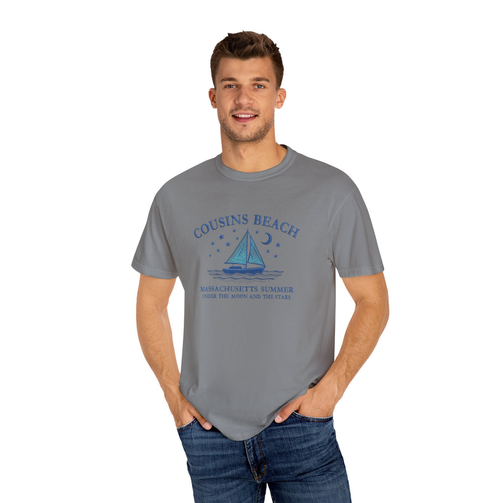 Cousins Beach T-Shirt, Summer Vibes Tee, Unisex Gift, Beach Lover Shirt, Casual Wear for Vacations, Relaxed Fit