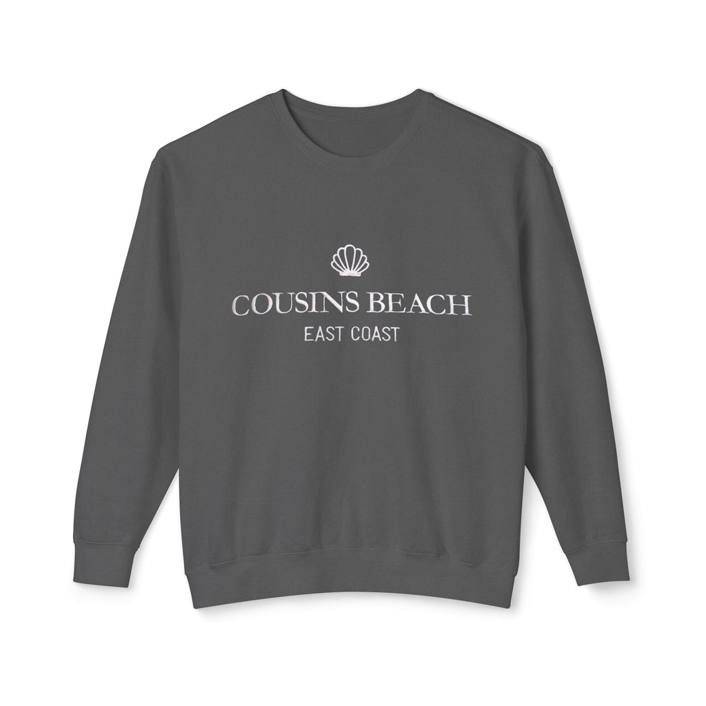 Cousins Beach Crewneck Sweatshirt | Unisex Lightweight Pullover, Casual Beachwear, Summer Vibes, Gift for Beach Lovers, Coastal Apparel