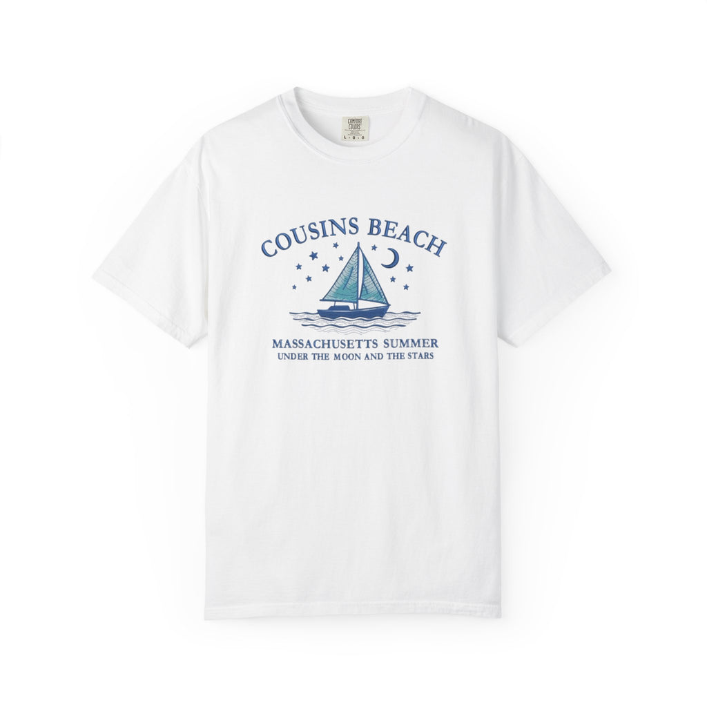 Cousins Beach T-Shirt, Summer Vibes Tee, Unisex Gift, Beach Lover Shirt, Casual Wear for Vacations, Relaxed Fit