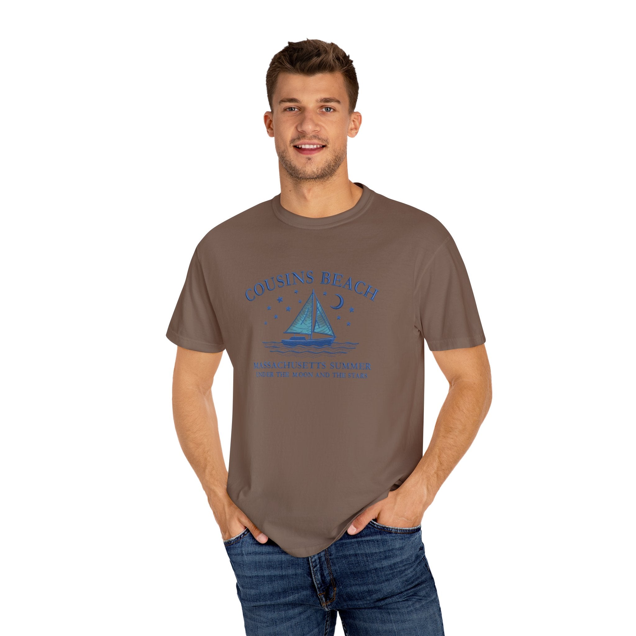 Cousins Beach T-Shirt, Summer Vibes Tee, Unisex Gift, Beach Lover Shirt, Casual Wear for Vacations, Relaxed Fit