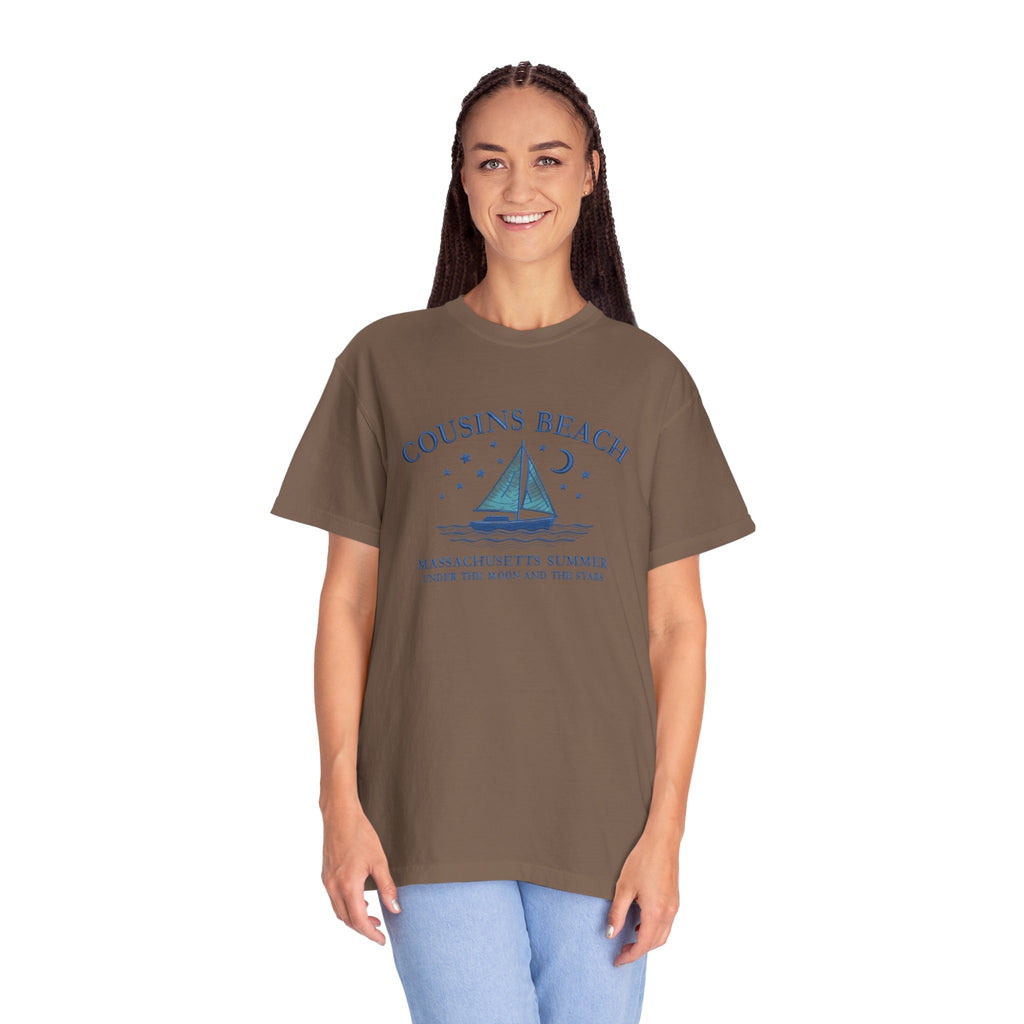 Cousins Beach T-Shirt, Summer Vibes Tee, Unisex Gift, Beach Lover Shirt, Casual Wear for Vacations, Relaxed Fit