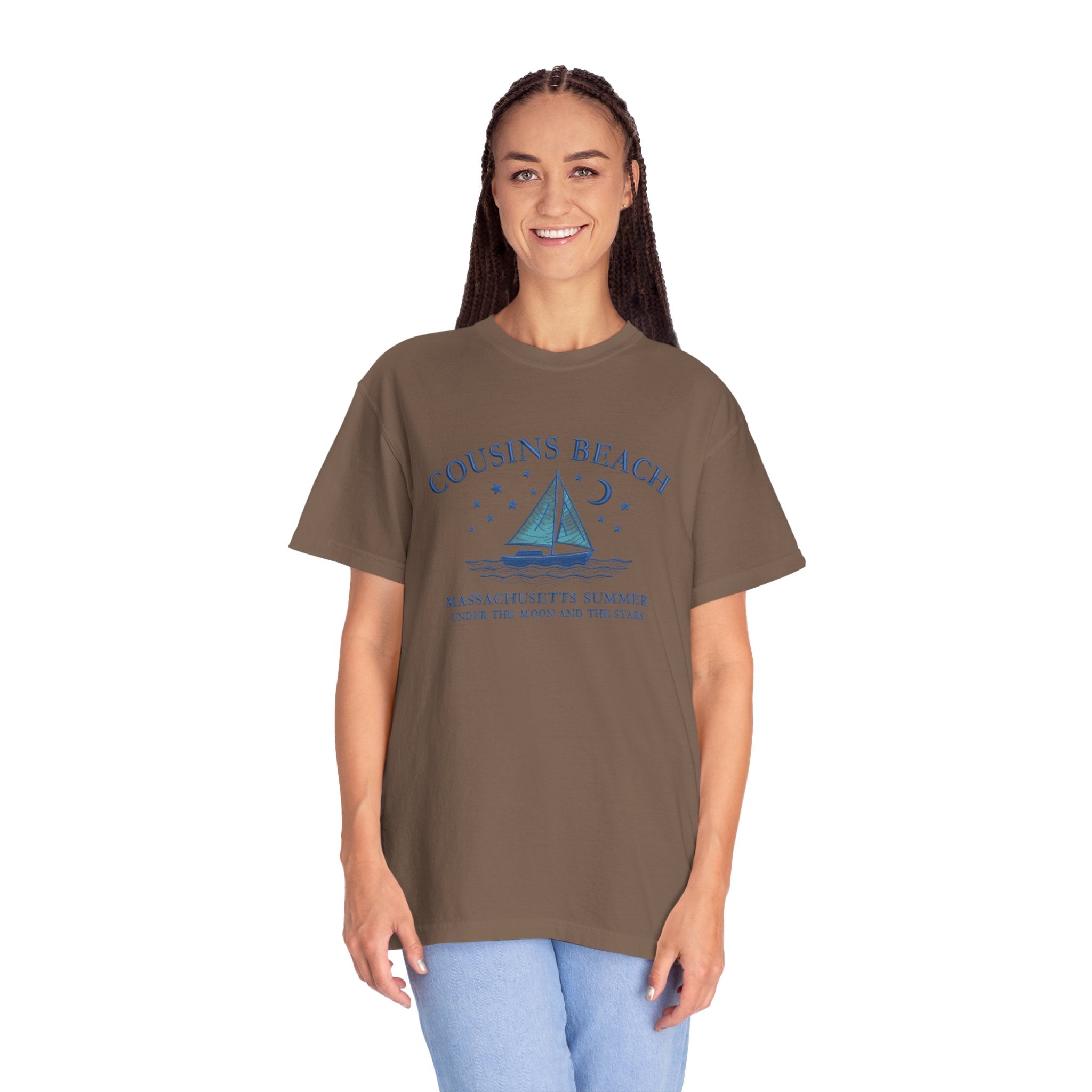 Cousins Beach T-Shirt, Summer Vibes Tee, Unisex Gift, Beach Lover Shirt, Casual Wear for Vacations, Relaxed Fit