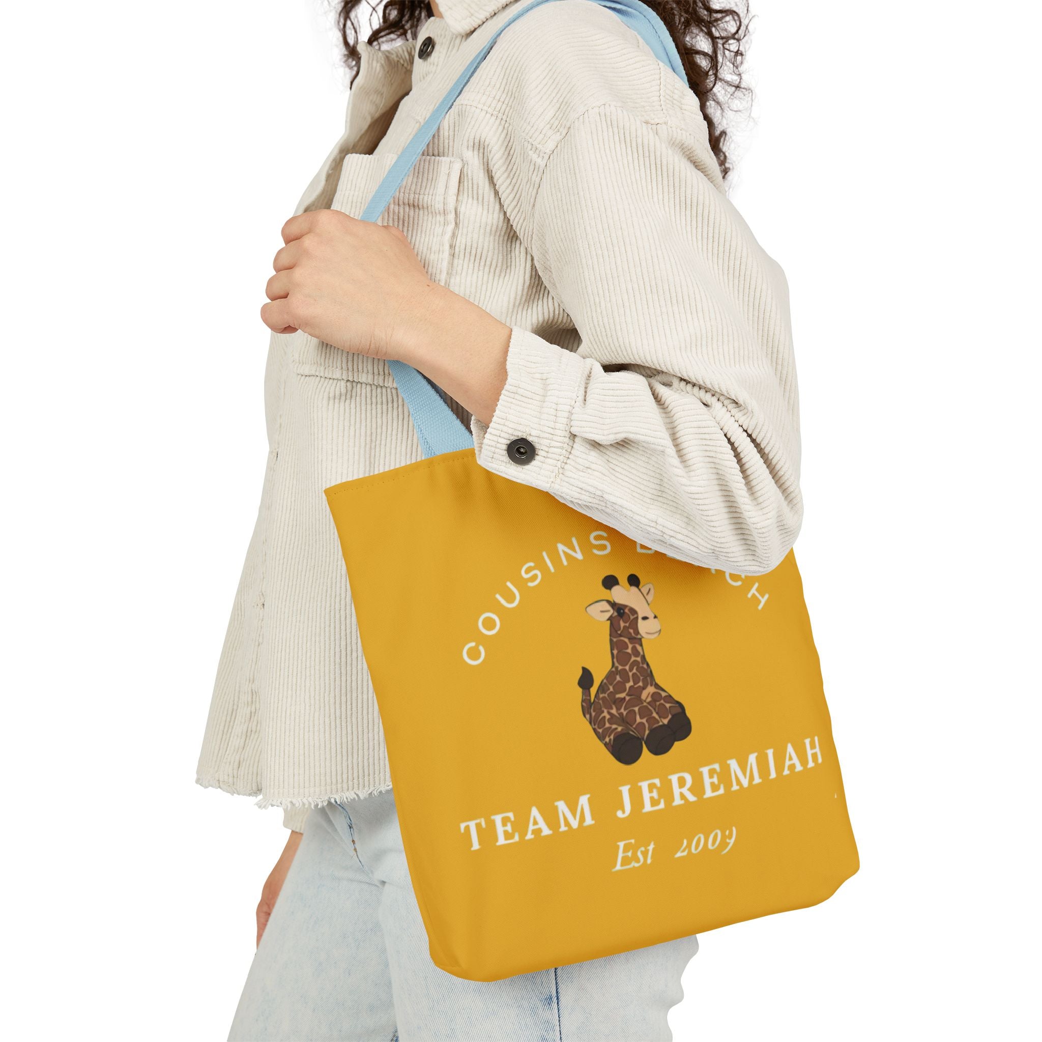 Personalized Canvas Tote Bag with Colorful Straps, Beach Bag, Team Spirit Tote, Custom Gift, Summer Accessory, Eco-Friendly Shopper