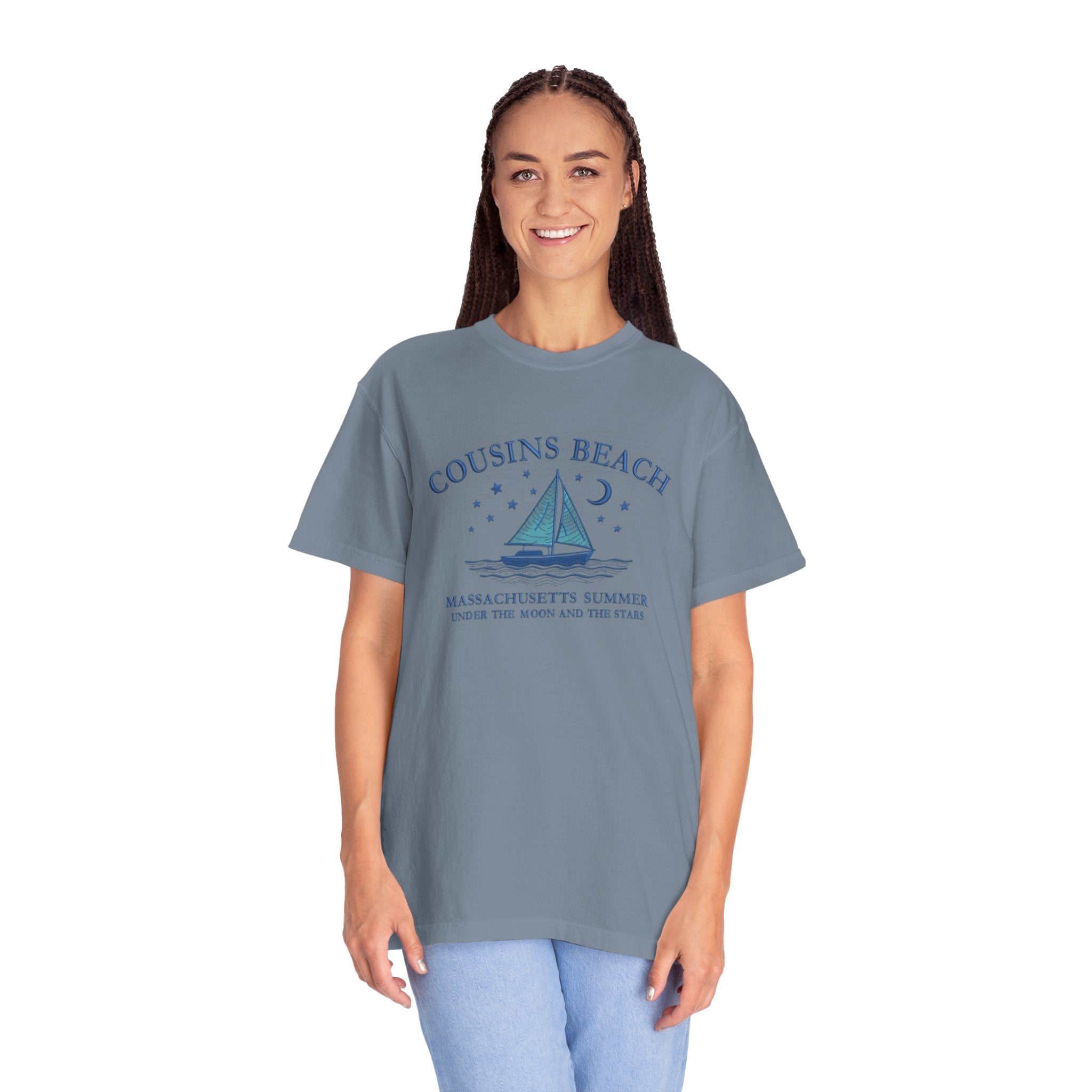 Cousins Beach T-Shirt, Summer Vibes Tee, Unisex Gift, Beach Lover Shirt, Casual Wear for Vacations, Relaxed Fit