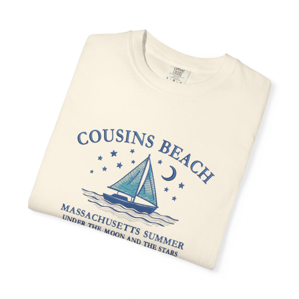 Cousins Beach T-Shirt, Summer Vibes Tee, Unisex Gift, Beach Lover Shirt, Casual Wear for Vacations, Relaxed Fit