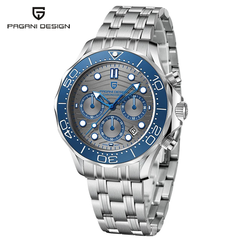 PAGANI Design Men's Chronograph Watch - Sapphire Crystal Waterproof Sports Watch
