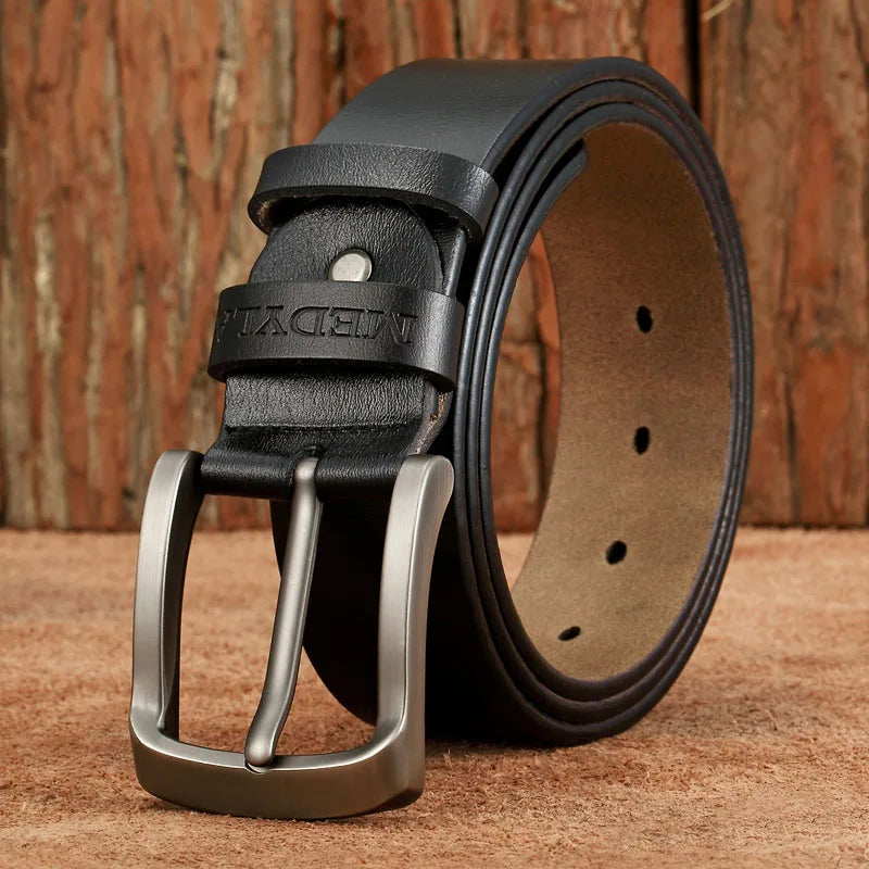 MEDYLA Leather belt Black