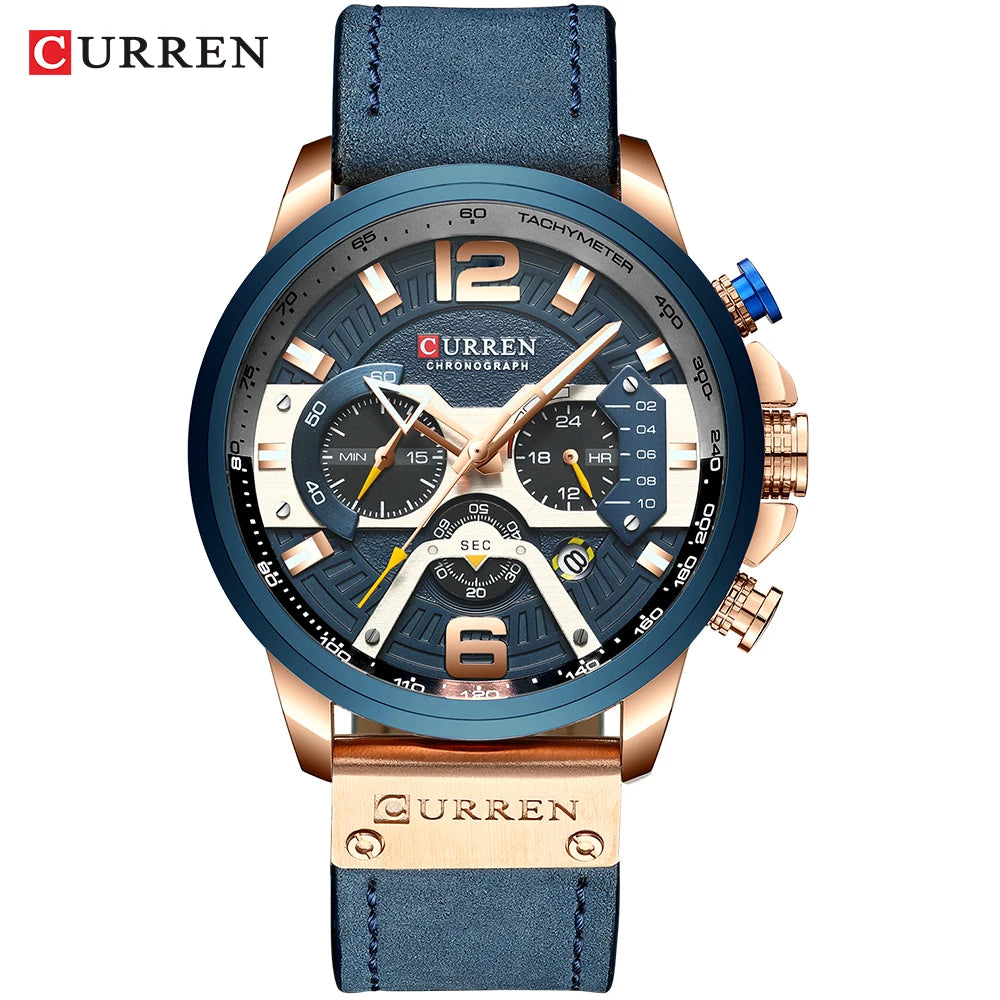 Curren Mens Watch Quartz 53mm 8329
