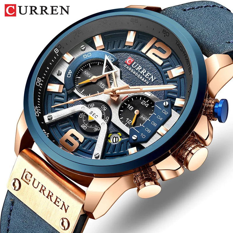 Curren Mens Watch Quartz 53mm 8329