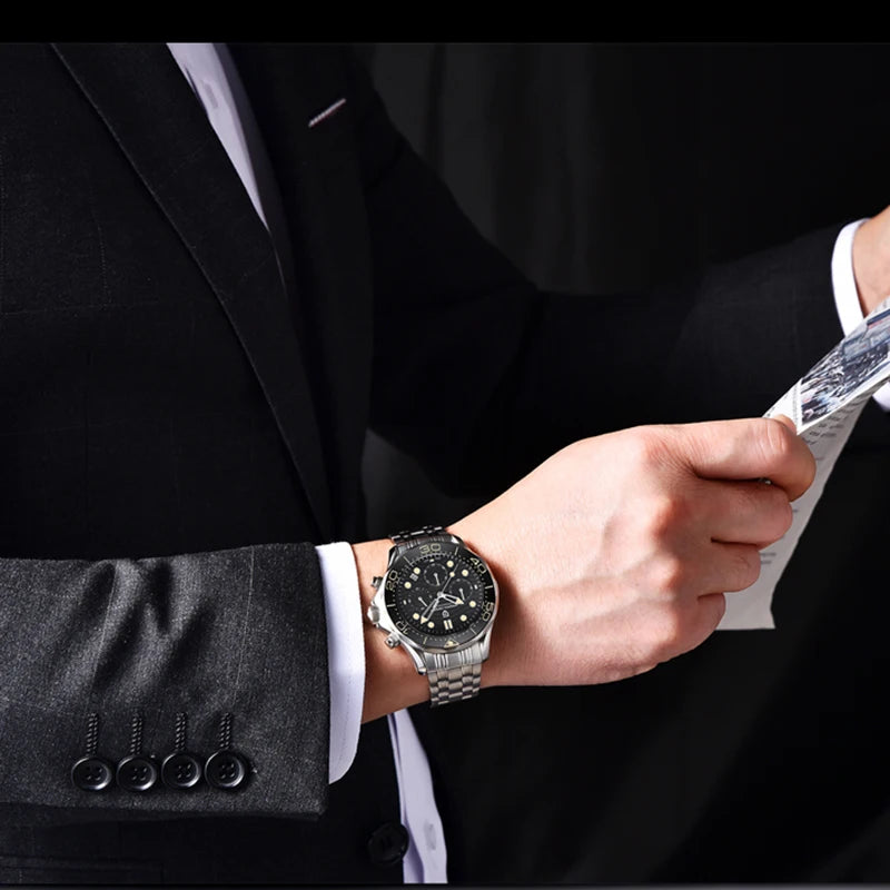 PAGANI Design Men's Chronograph Watch - Sapphire Crystal Waterproof Sports Watch
