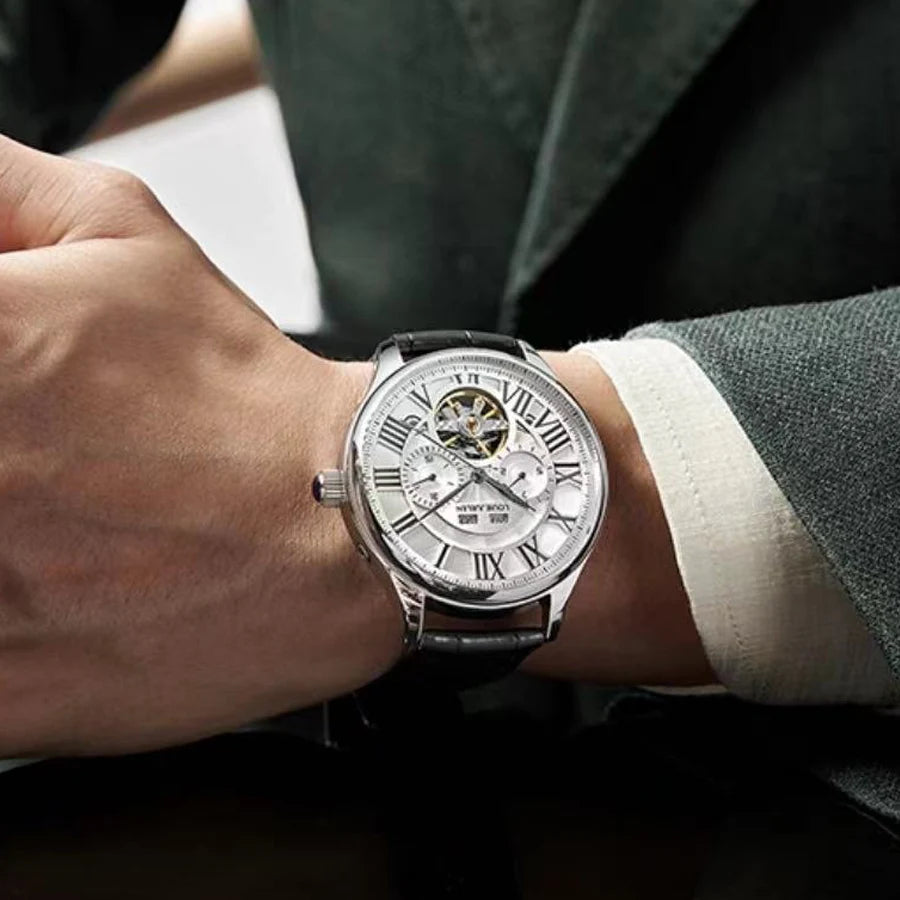 Louie Juelen Men's Multifunctional Watch, No Battery Required