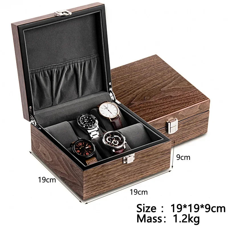 Walnut Watch Case Storage Box