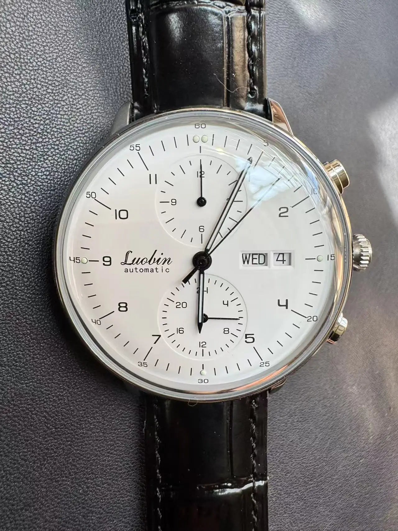 Mens Fashion Mechanical Watch Automatic Wristwatch Stainless Steel