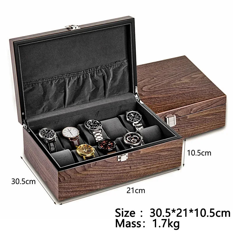 Walnut Watch Case Storage Box