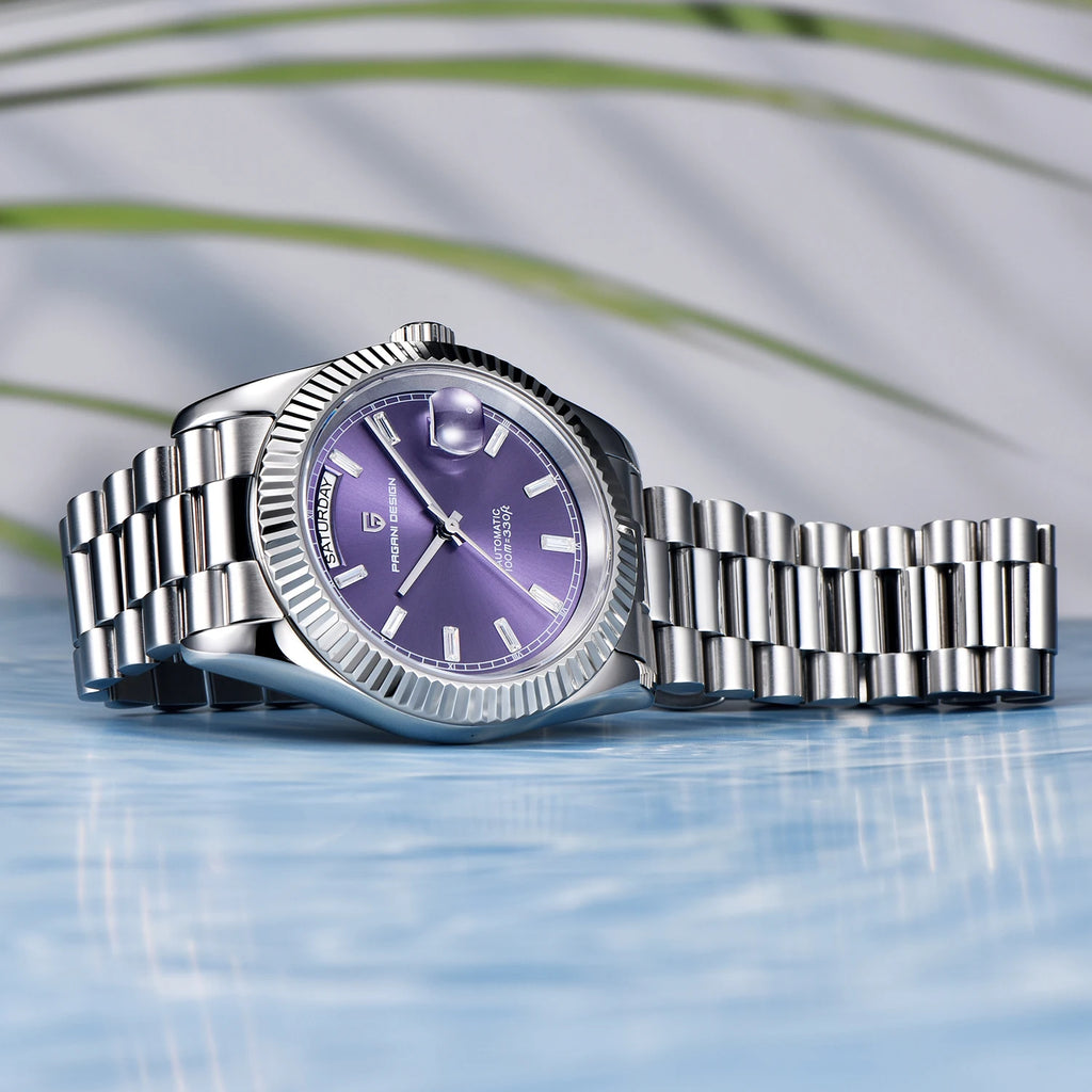 PAGANI DESIGN 40mm Men's Automatic Watch - NH36A Mechanical Movement with Sapphire Crystal