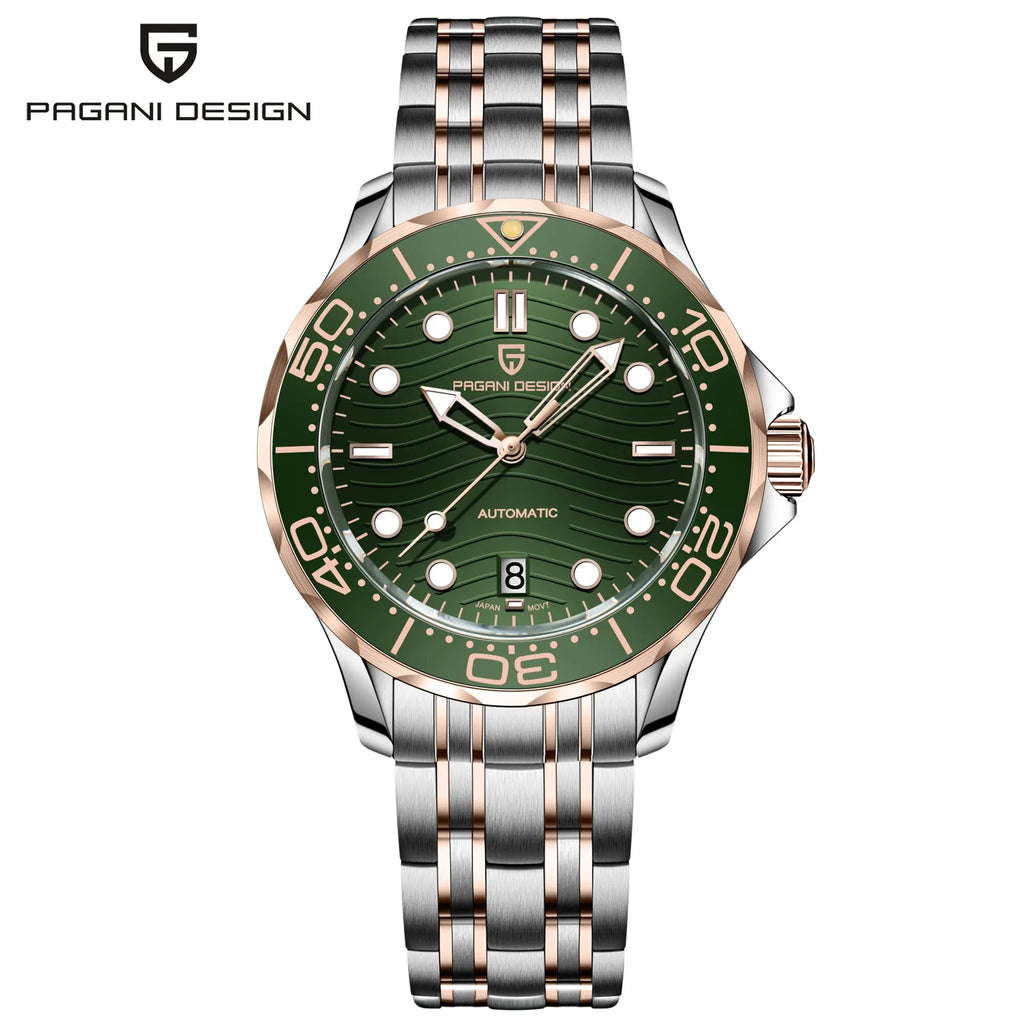 PAGANI DESIGN 2025 Limited Edition 42mm Automatic Mechanical Watch - Luxury Stainless Steel Sapphire Crystal