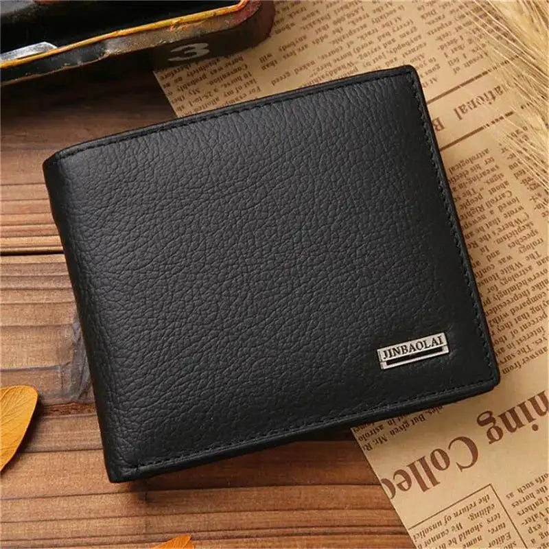 New Men Wallet Premium Real Cowhide black