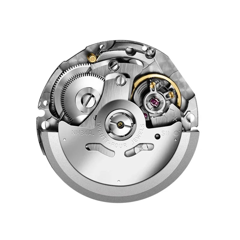 BORMAN GMT Mountain Dial Automatic Watch - Seiko NH34A Movement with Sapphire Crystal