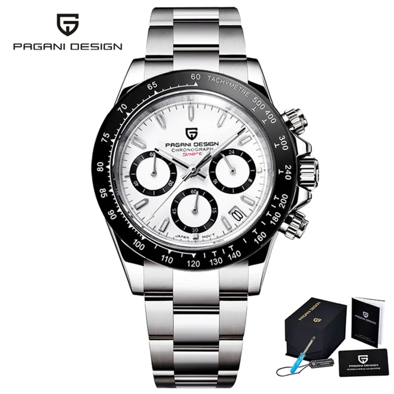 PAGANI Design Men's Sports Chronograph Watch - Sapphire Waterproof
