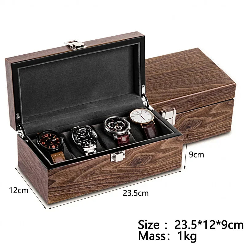 Walnut Watch Case Storage Box