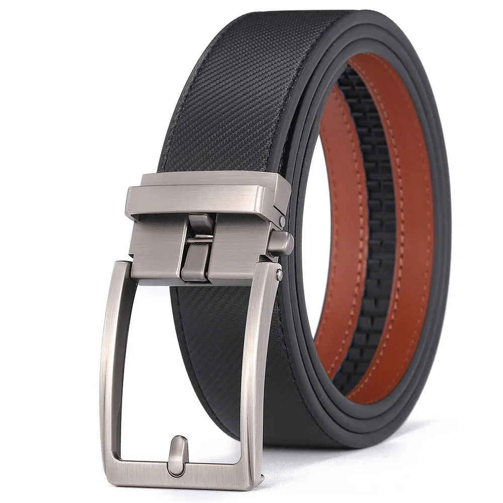 Original Genuine Leather Men's Belt Carbon