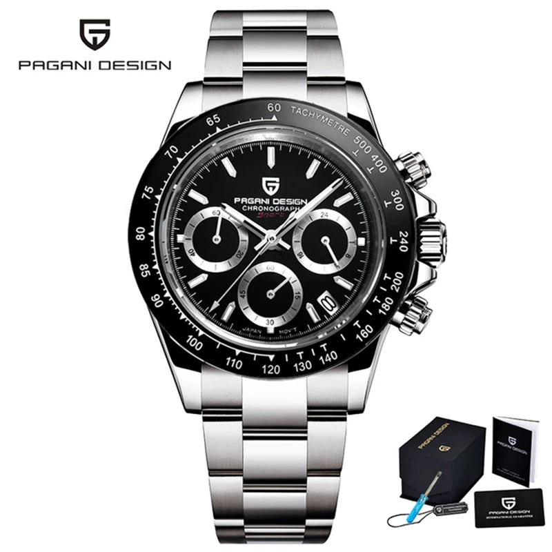 PAGANI Design Men's Sports Chronograph Watch - Sapphire Waterproof