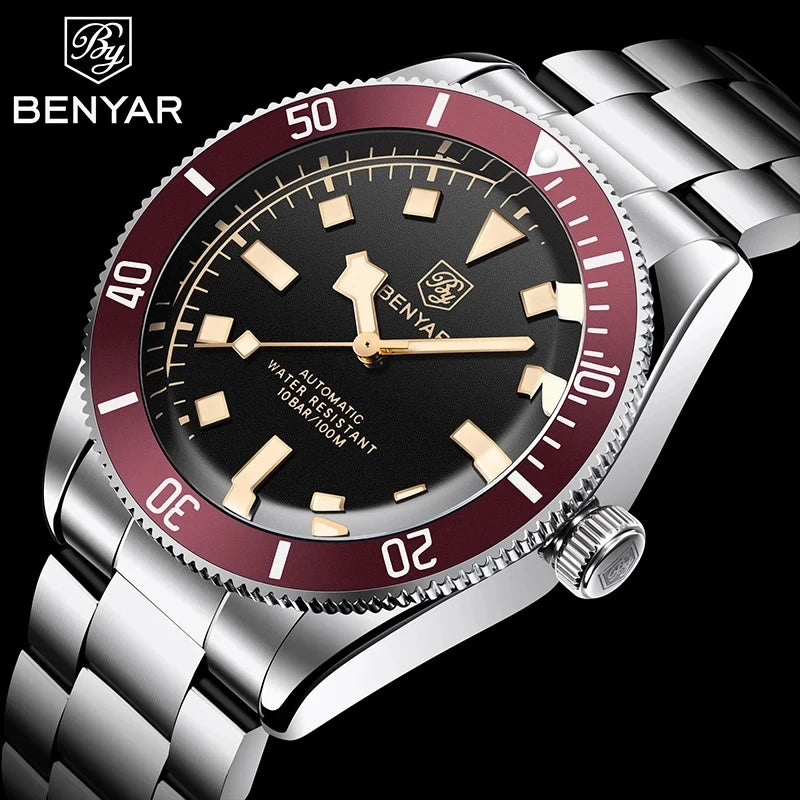 Benyar luxury Men's Watch BB58 Waterproof wristwatch