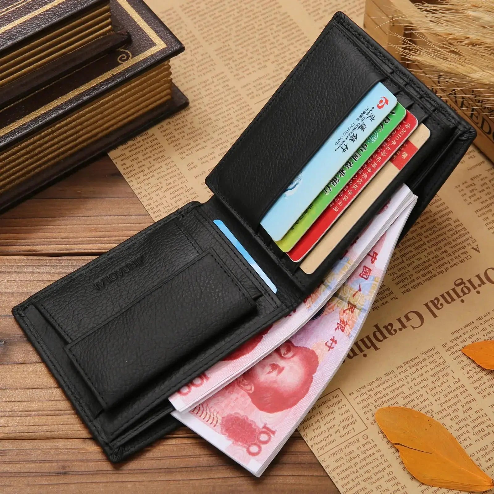 New Men Wallet Premium Real Cowhide