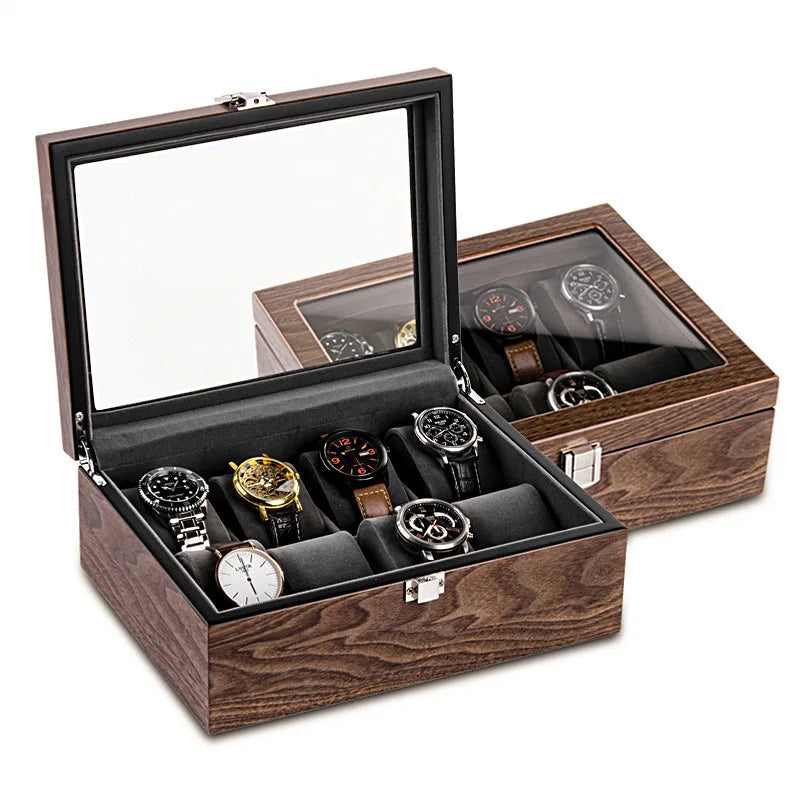 Walnut Watch Case Storage Box