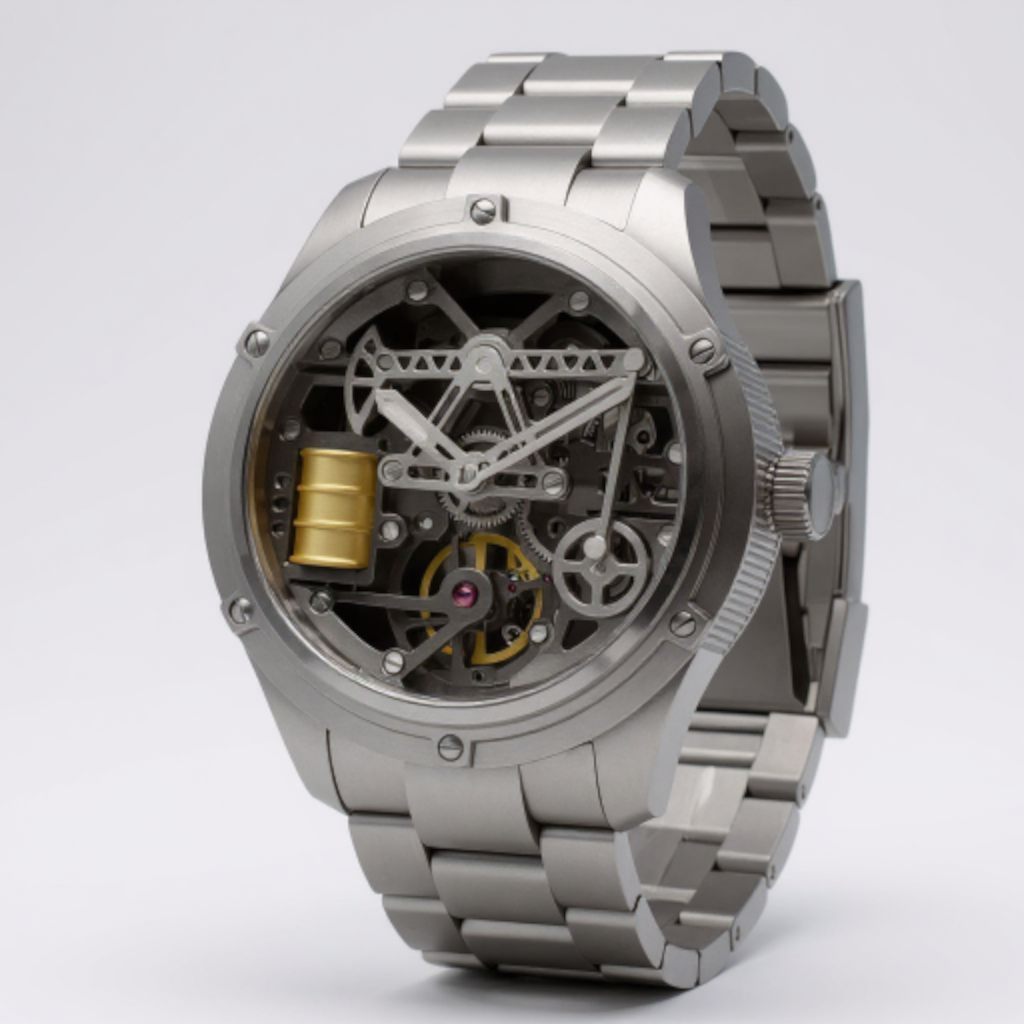 Pindu Design Mens Watch Sapphire glass 8215+Box