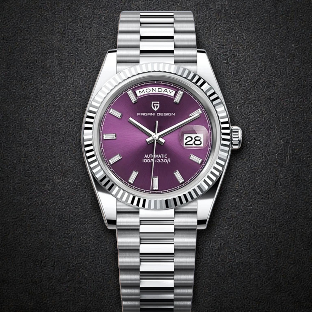 PAGANI DESIGN 40mm Men's Automatic Watch - NH36A Mechanical Movement with Sapphire Crystal