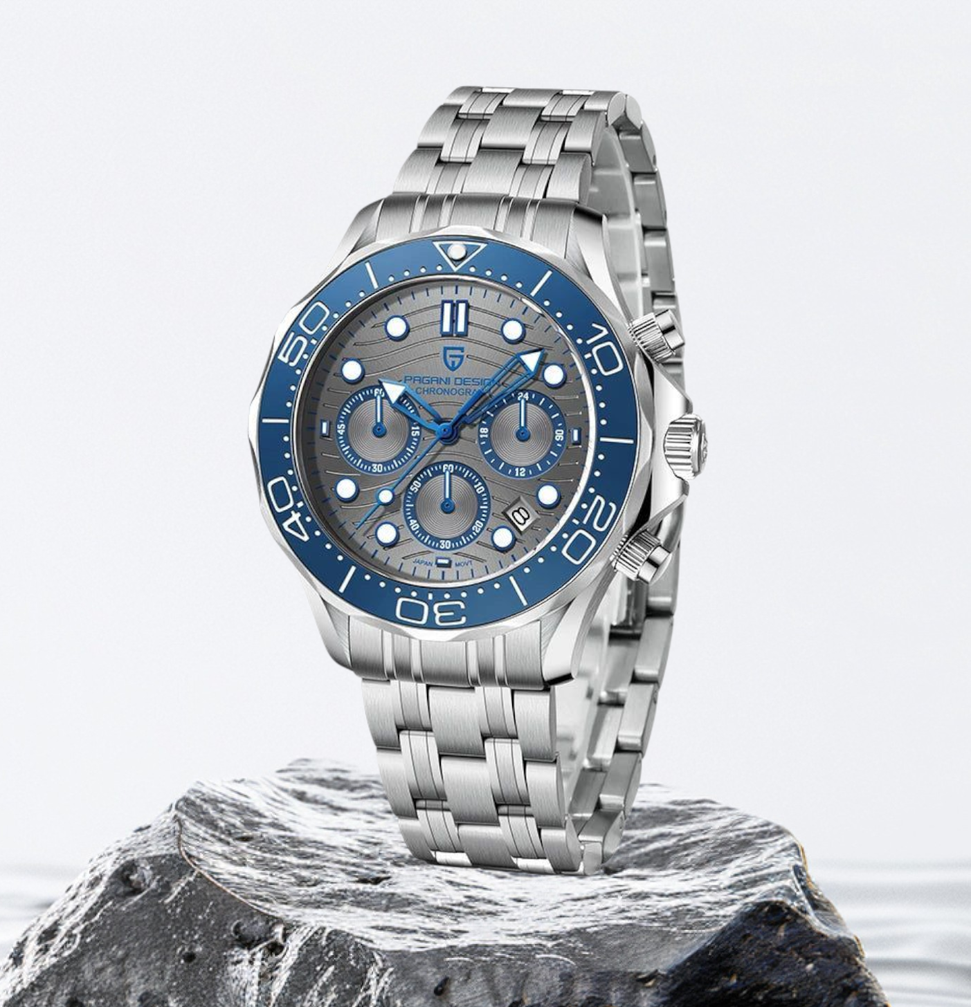 PAGANI Design Men's Chronograph Watch 42mm- Sapphire Crystal Waterproof Sports Watch