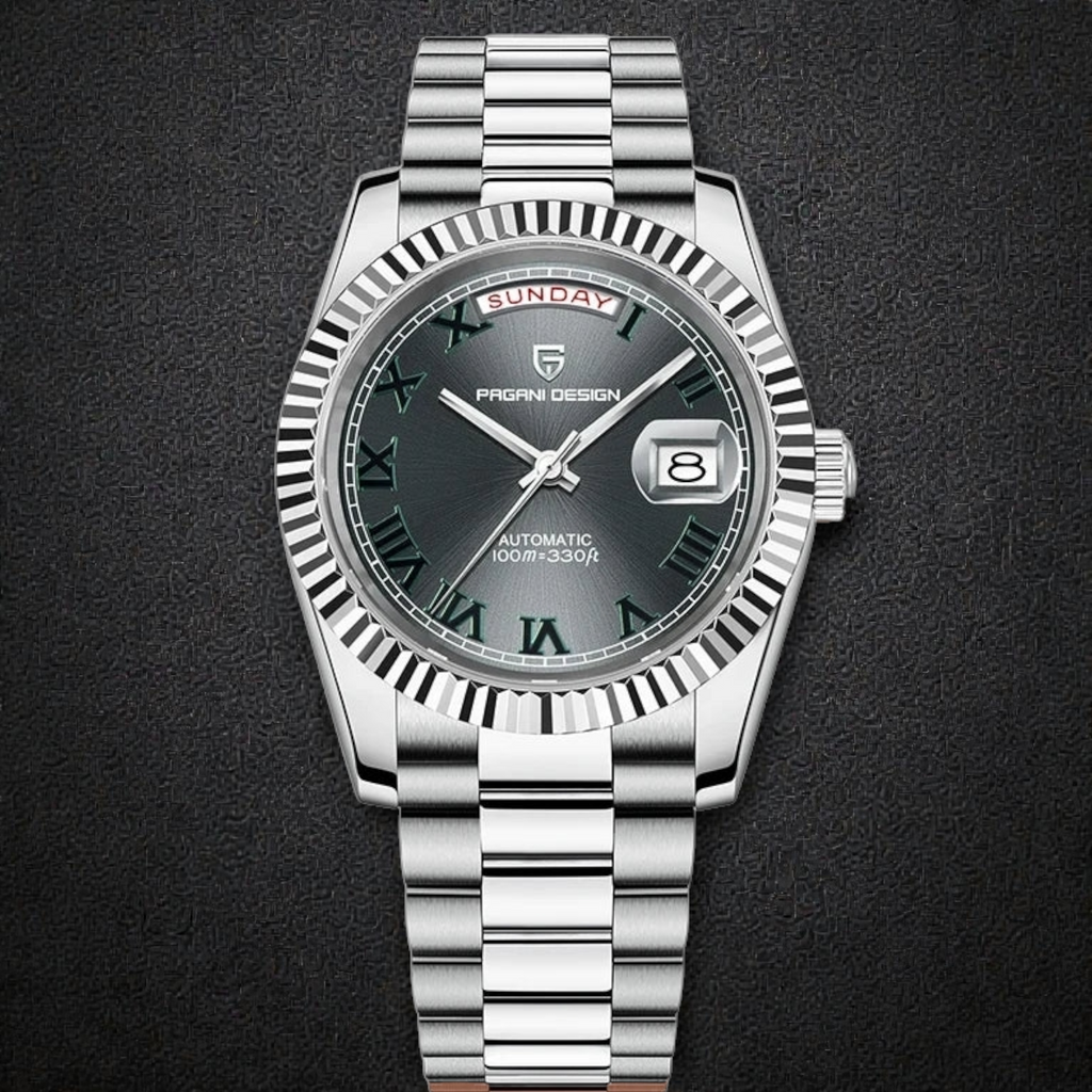 PAGANI DESIGN 40mm Men's Automatic Watch - NH36A Mechanical Movement with Sapphire Crystal