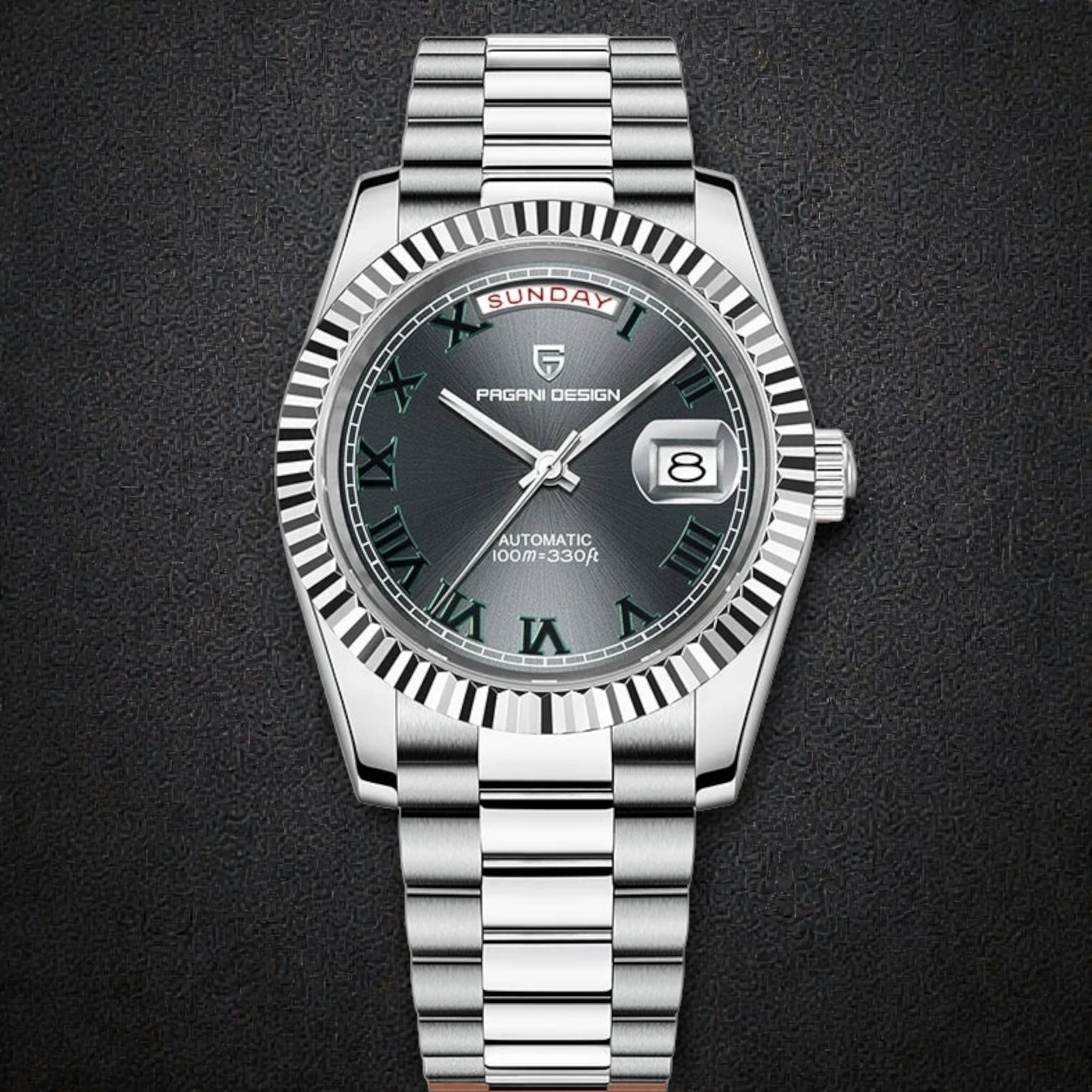 PAGANI DESIGN 40mm Men's Automatic Watch - NH36A Mechanical Movement with Sapphire Crystal